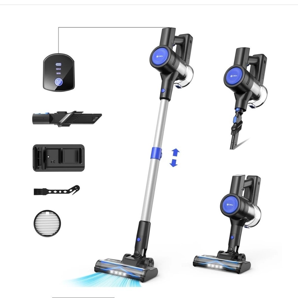 UMLo S500 Cordless Vacuum 25KPa 6-in-1 Stick Handheld 45 Min Pet Hair